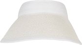 Urban Classics - Logo Bast Visor/zonneklep - Wit