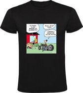 T-shirt homme moteur - relation - véhicule - harley - enfants - drôle