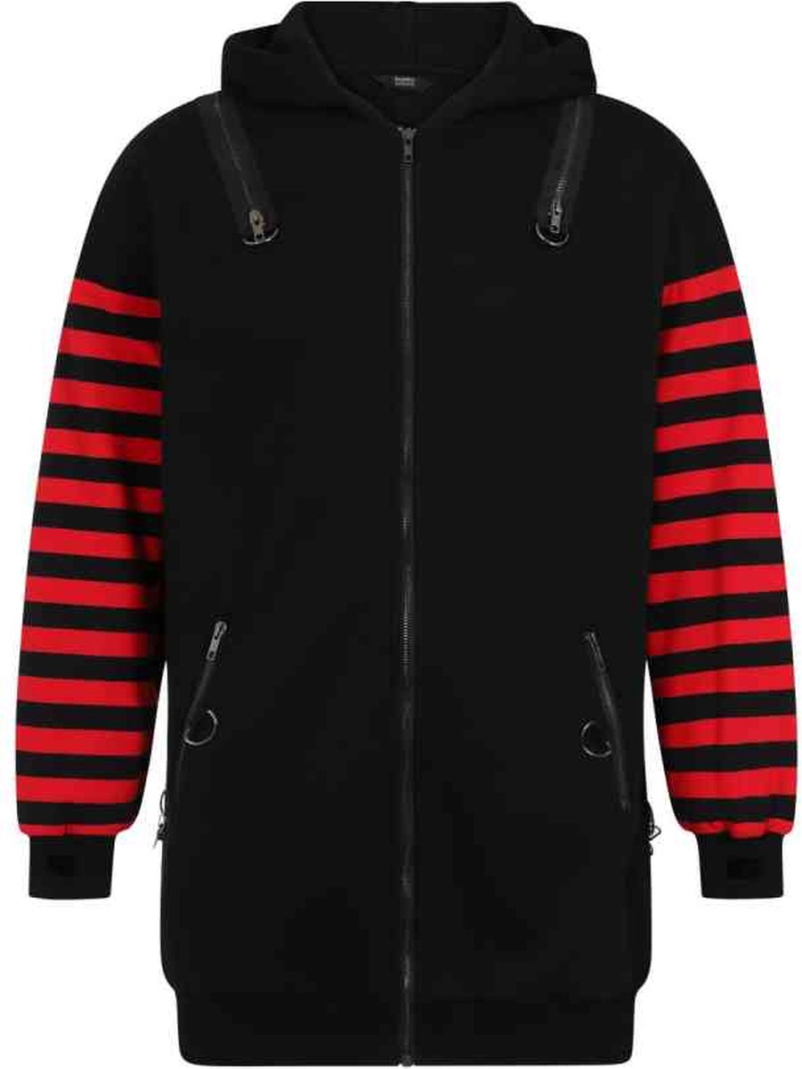 Banned - PORTIA Vest met capuchon - XL - Rood