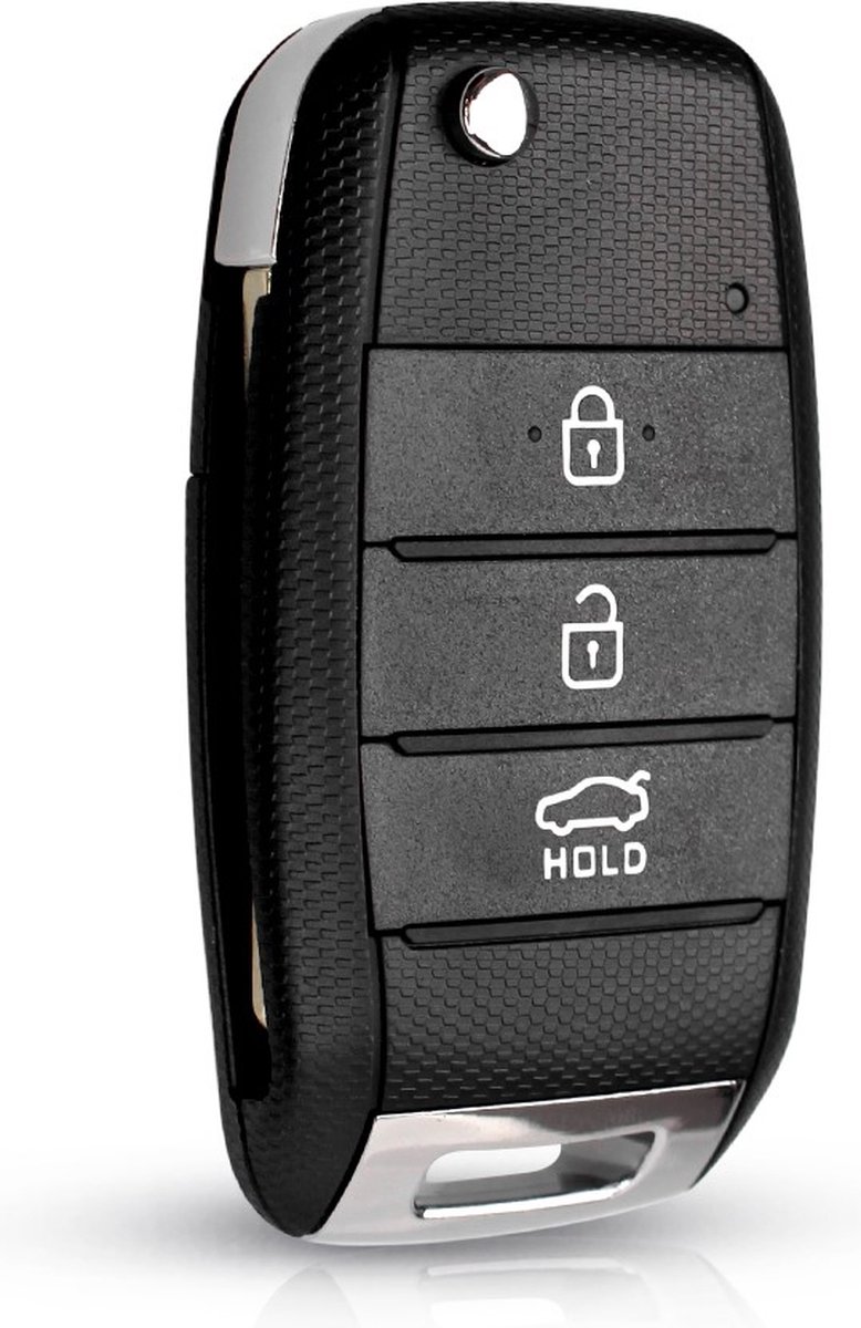 XEOD Autosleutelbehuizing - sleutelbehuizing auto - sleutel - Autosleutel Geschikt voor: Kia 3 knops sleutel