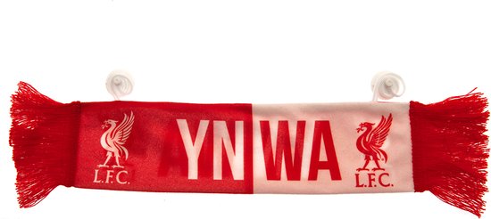 Liverpool mini auto sjaal YNWA rood/wit