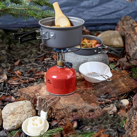 Batterie de cuisine Portable et léger en acier inoxydable Camping poêle  casseroles