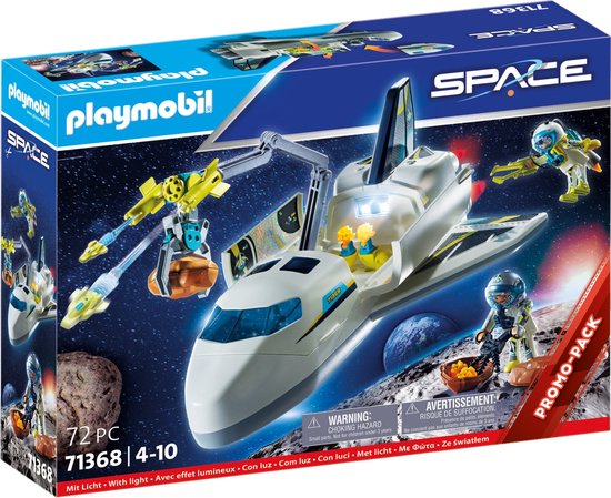 Foto: Playmobil space promo space shuttle op missie 71368