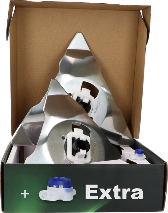 Vervang mes voor robomow robotmaaier RS/MS/RC rvs 2 stuks + connector van VER — afbeelding 3