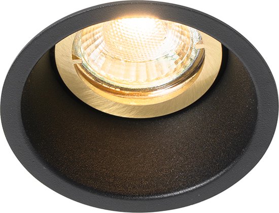 QAZQA alloy - Moderne Inbouwspot - 1 lichts - Ø - Woonkamer | Slaapkamer | Keuken