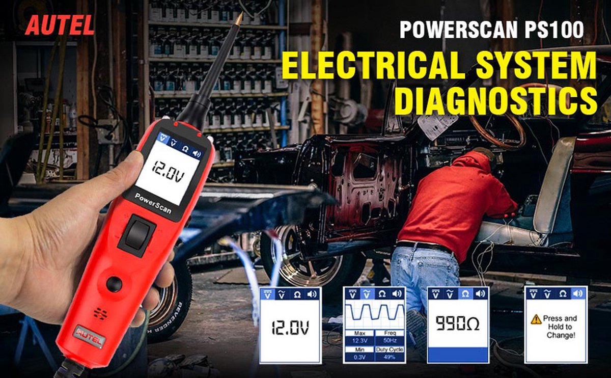 Autel Powerscan PS100 Circuittester thumbnail 5