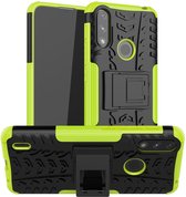 Coverup Rugged Kickstand Back Cover - Geschikt voor Motorola Moto E7i Power / E7 Power Hoesje - Groen