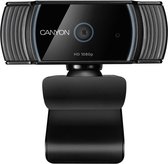 Canyon C5 HD Webcam - Webcam - 1080p - Autofocus - Microfoon van ruisonderdrukking - Stripod Mount Support