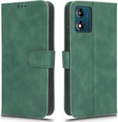 Coverup Book Case - Geschikt voor Motorola Moto E13 Hoesje - Groen