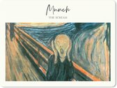 Muismat - Mousepad - Kunst - Munch - De schreeuw - 23x19 cm - Muismatten