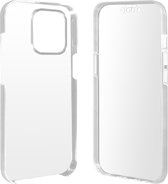 Integrale Hoes Geschikt voor Apple iPhone 13 Pro Max Hard Achter + Soepel Voor Transparant