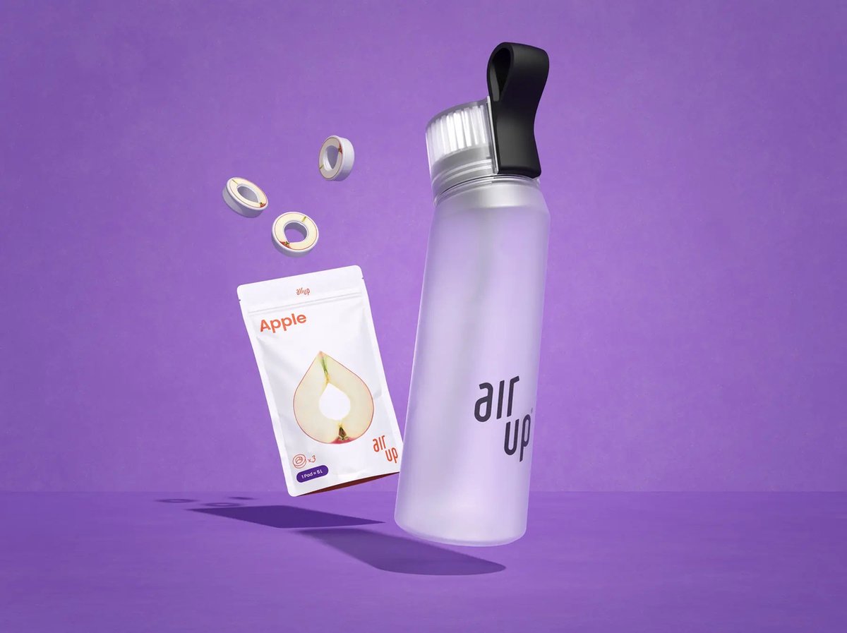 Air Up Drinking bottle starter kit - Pearl White - Comprenant 3