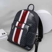 Lederen Luxe Rugzak Uniseks Echte Luxe Mode Merk Ontwerp Voor Kantoor School Reizen Waterdicht Model Backpack Grote Capaciteit Laptop Tas