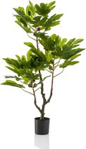 Kunstplant - Ficus Carica - Vijgenboom - 95 cm