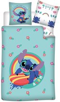 Disney Lilo & Stitch Housse de couette Blue Love - Lits Jumeaux - 240 x 220  cm - Katoen
