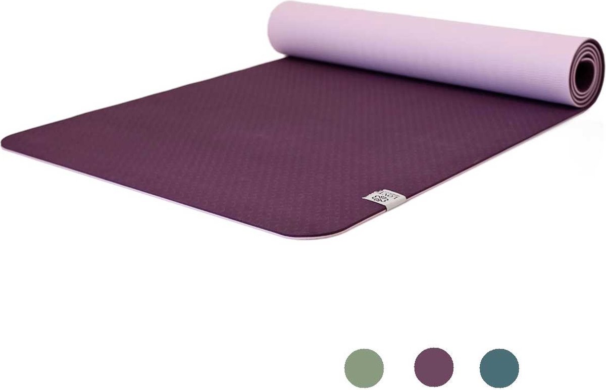 Superior TPE Eco Yoga mat - Passionate Purple - Yogashop