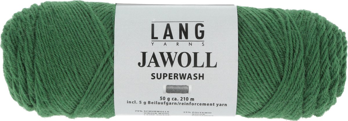 Lang Yarns Jawoll Superwash - 317 groen - Sokkenwol Garen