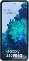 Geschikt voor Samsung Galaxy S20FE Case - Groen – Case – Hoes – Bescherming Telefoon – Smartphone Case – Cadeau voor man /vrouw/ vaderdag