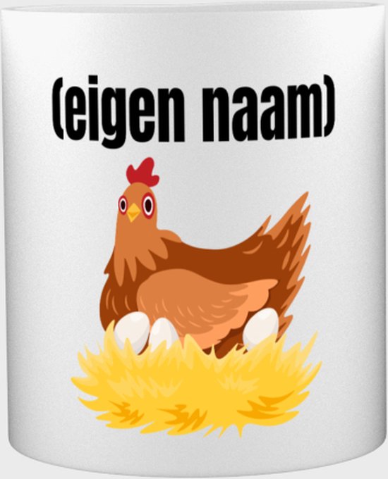 Akyol kip met nest Mok met opdruk kippen kippen liefhebbers mok