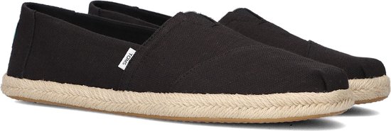 Toms Alpargata Rope Espadrilles - Dames - Zwart - Maat 42,5