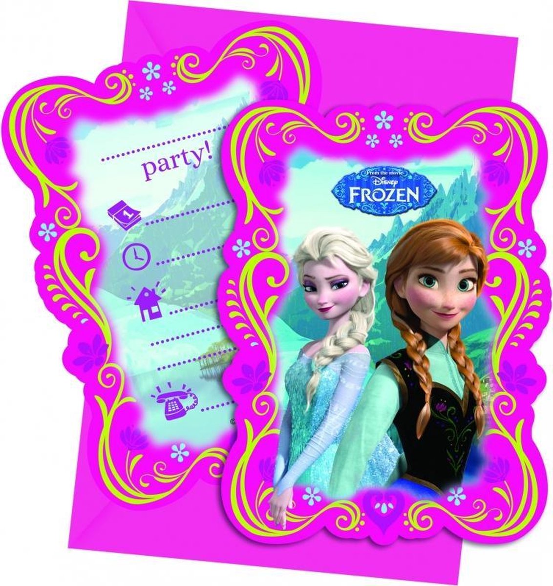 Disney Frozen uitnodigingen 6 stuks | bol.com