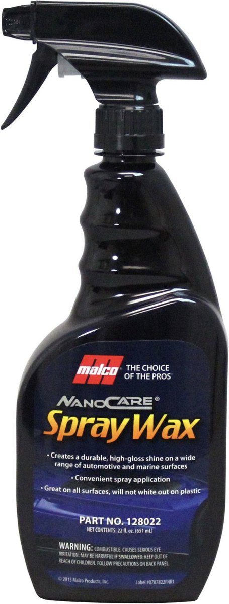 Malco Nano Care® Spray Wax - 650 ml.