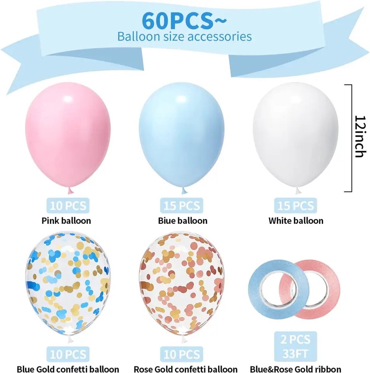 Nijntje Ballonnen roze 30cm 6st - Ballonnen en Meer