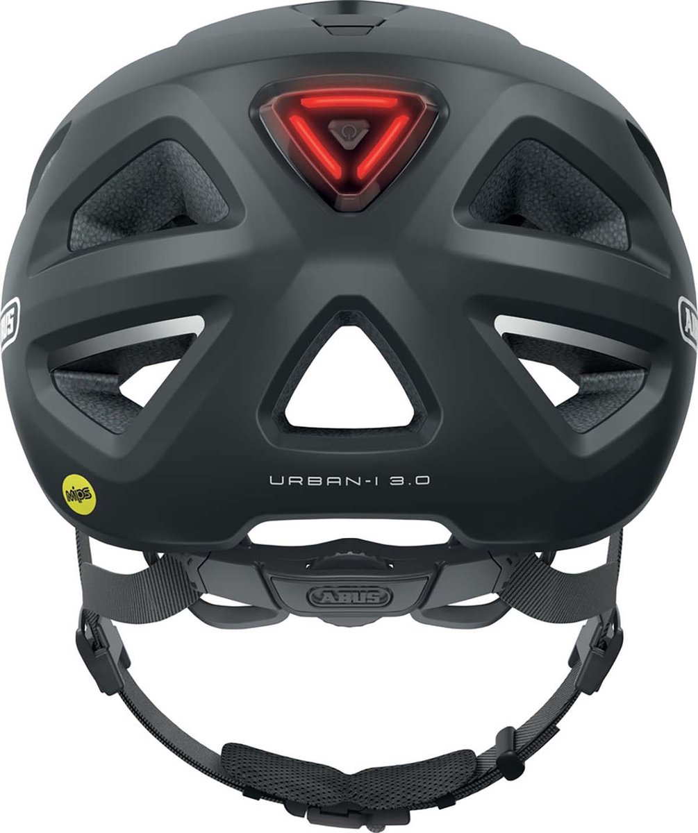 Fietshelm ABUS URBAN-I 3.0 MIPS velvet black M - 52-58 cm - zwart - Geschikt voor gebruik op elektrische fietsen - stadsfietsen - 300 g – foto 2