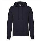 Fruit of the Loom - Classic Hoodie - Donkerblauw - 4XL
