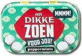 Pepermuntblikje - Dikke zoen - Retro mints