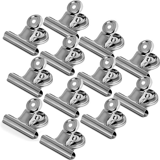 10 stuks magneetclips voor koelkast, magneetclip van metaal, magneten