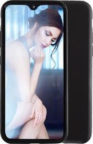 Samsung Galaxy A41 TPU back cover/achterkant hoesje kleur Zwart