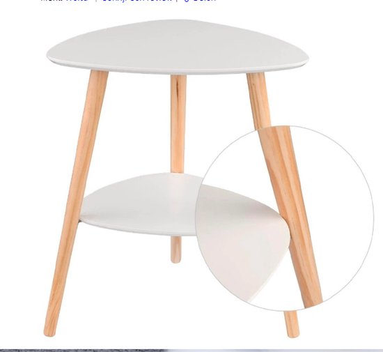 Bijzettafel Van Helder Acryl, Bijzettafel, Salontafel, Nachtkastje Bijzettafel Van Helder Acryl, Bijzettafel, Salontafel, Nachtkastje