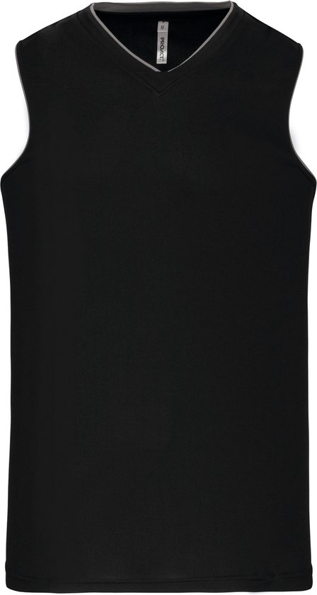 Herenbasketbalshirt met korte mouwen 'Proact' Zwart - XL