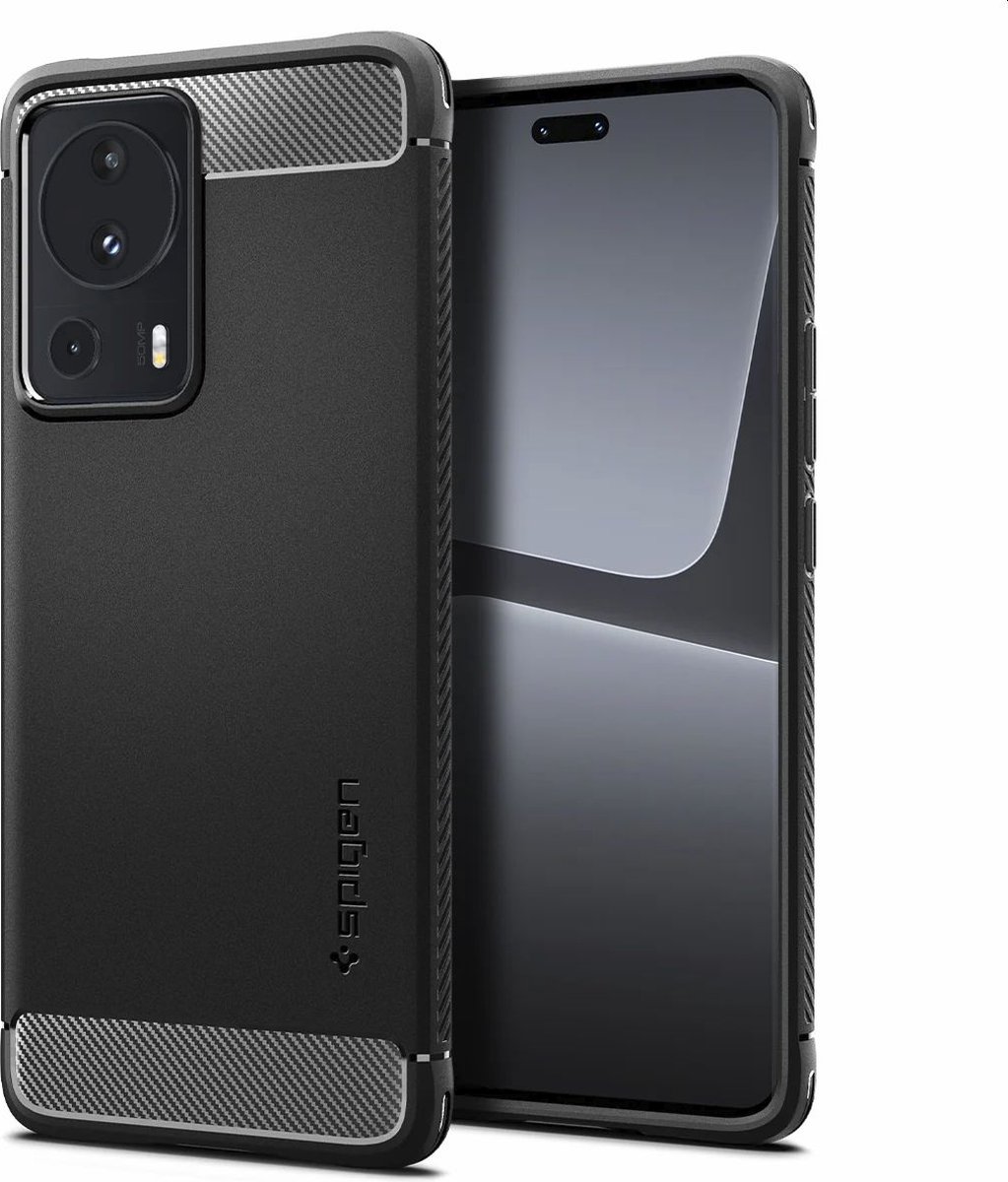 Spigen - Xiaomi 13 Lite hoesje - Rugged Armor - Zwart
