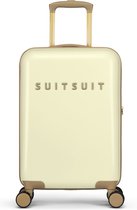 Bol.com SUITSUIT Fusion Handbagage koffer met 4 wielen - 55 cm - 33L - Zacht Geel aanbieding