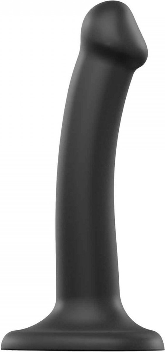 Goedkoopste Strap-On-Me Semi-Realistische Dildo met zuignap - zwart - maat S