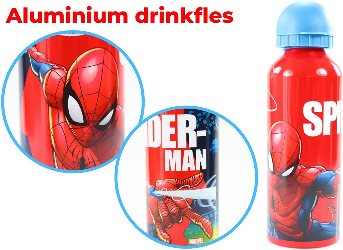 ALTRI: COFFRET CADEAU 2 EN 1 PORTE-SNACK + BOUTEILLE SPIDER-MAN