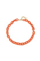 Ketting - collier - kleurrijk - Oranje - Yehwang