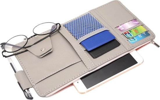 Opvouwbare kledingkast voor aan de muur - 6 niveaus hangende kasten organizer - grijs