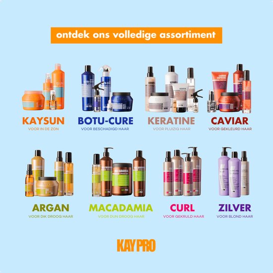 KayPro Sun Protection Masker 500 ml – KaySun - Professionele Haarverzorging – Haar Masker voor in de Zon – Sun Protection Hair – Zonbescherming haar
