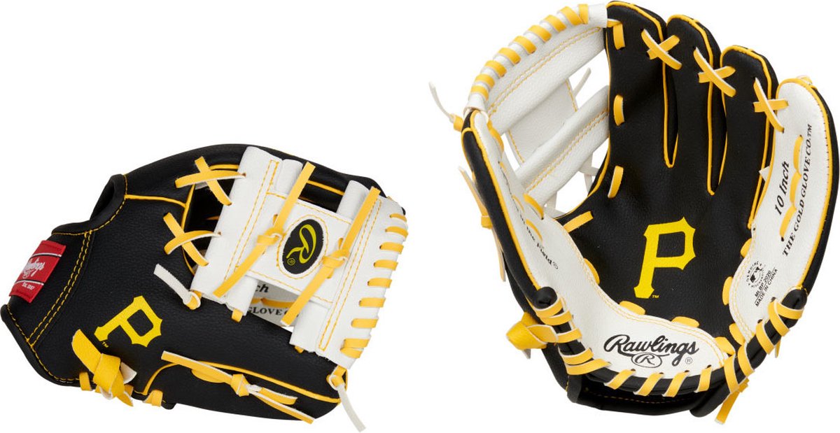 Wilson 2024 A450™ 11.5 Youth Infield honkbalhandschoen - rechterhand, grijs /zwart/geel