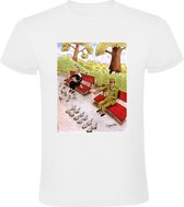 T-shirt homme armée de pigeons - soldat - agent - oiseaux - rigolo