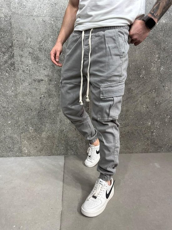 Streetwear Zakken Jongens Mannen Jogger Broek Hip Hop Joggingbroek Joggers Broek Tactische Heren Broek Cargo Harembroek Mannen Kleding W31