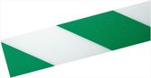 Vloermarkeringstape duraline 50mmx30m groen wit | 1 stuk
