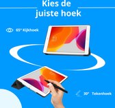 Mobigear Tablethoes geschikt voor Samsung Galaxy Tab S7 Hoes | Mobigear Tri-Fold Bookcase - Donkerblauw