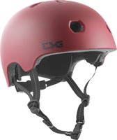 TSG Meta Solid color skateboard helm satin oxblood