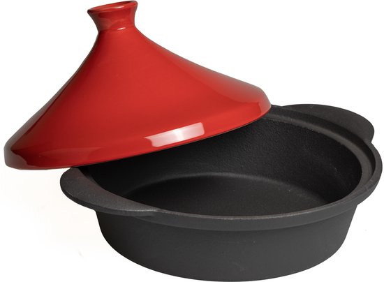 TEFFO TAJINE GRANIET / WIT 30CM INDUCTIE GESCHIKT 