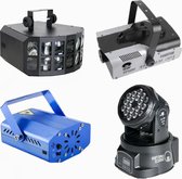 Discolamp Partybox - Rookmachine - Laser - LED Beam Verlichting - Moving Head