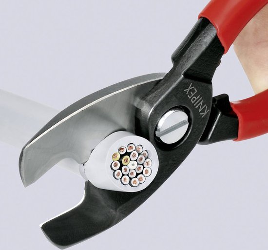KNIPEX 95 12 165 SB Kabelschaar | Meer-Componentengrepen | Gebruineerd